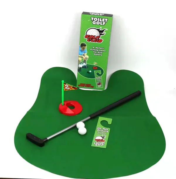 Mini Toilet Golf Toy Set