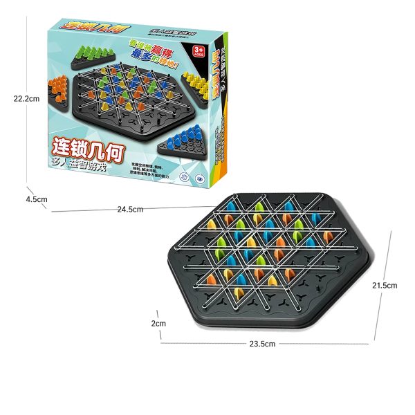 Chain Triangle Chess Game – Triggle Rubber Band Battle Set - Image 5