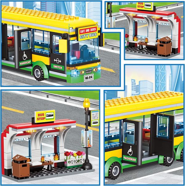 City Town Bus Station Center Building Kit - Image 6