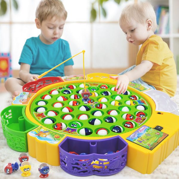 Electric Rotating Magnetic Fishing Toy Set - Image 4