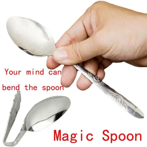 Silver Magic Trick Gimmick - Spirit Bend Spoon - Image 5