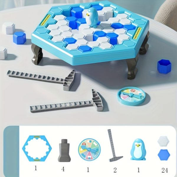 Save Penguin Knocking Ice Toy – Interactive Ice Breaker Game for Kids - Image 4