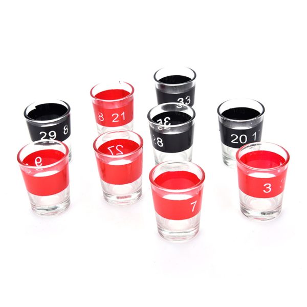 Roulette Wheel 16 Shot Party Drinking Game Set - Image 5