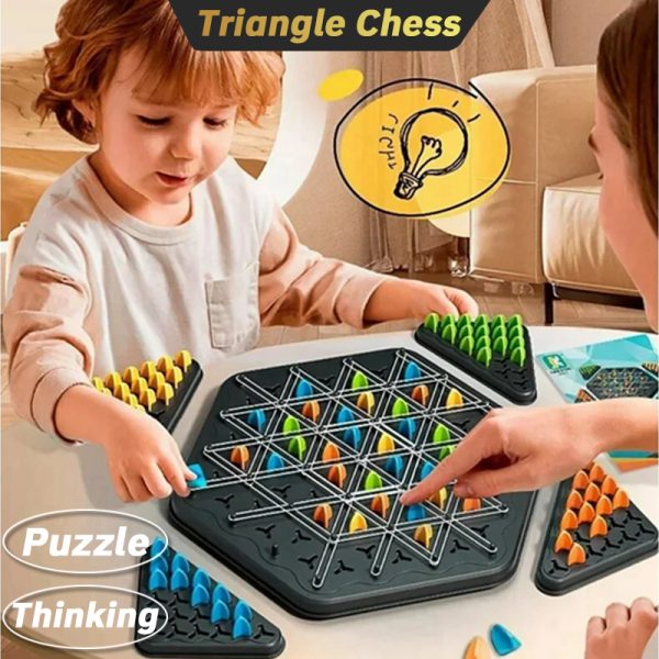 Chain Triangle Chess Game – Triggle Rubber Band Battle Set - Image 7