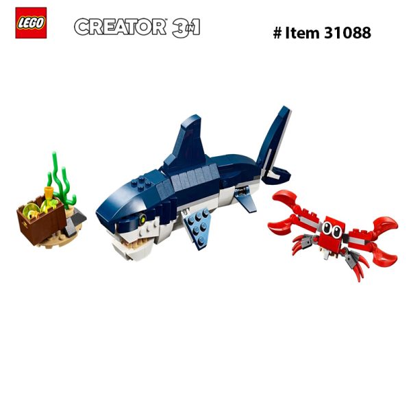 LEGO 31088 Creator 3-in-1 Deep Sea Creatures - Image 5