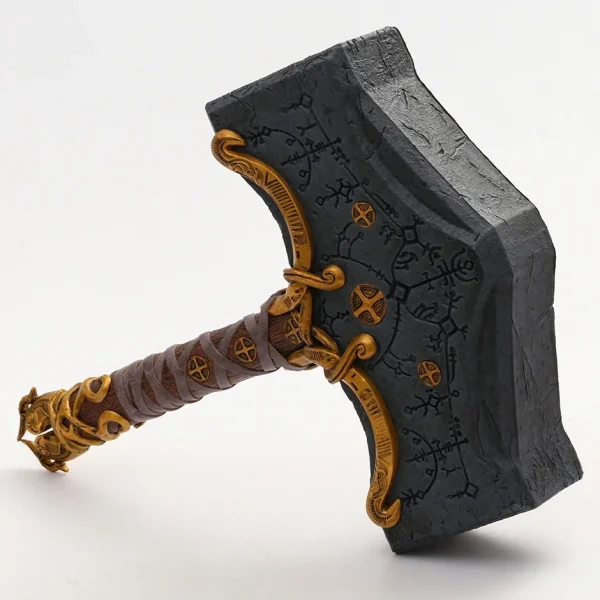 God of War Ragnarok Kratos Hammer Figurine - Image 6