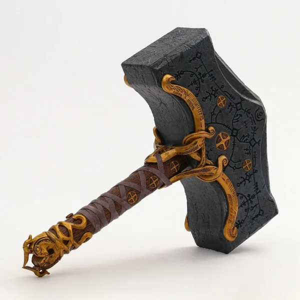 God of War Ragnarok Kratos Hammer Figurine - Image 2