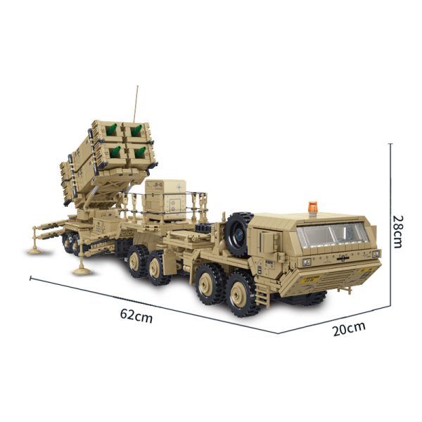 Military M983 Missile Vehicle Building Blocks Set - Image 3