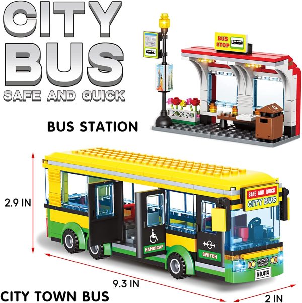 City Town Bus Station Center Building Kit - Image 4