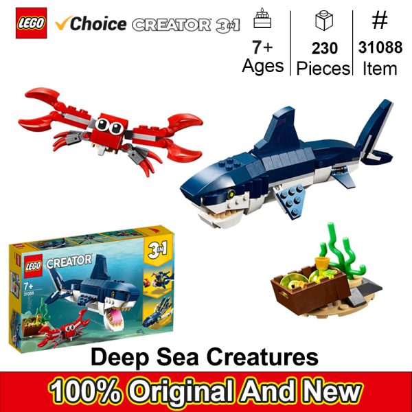 LEGO 31088 Creator 3-in-1 Deep Sea Creatures - Image 3