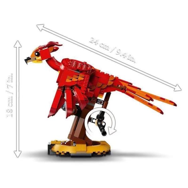 Phoenix Fox Red Bird Building Blocks Set - Image 4