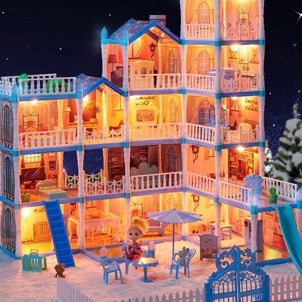 Barbie Doll House: 19 Rooms 5 Layers 379 PCS Miniature Dollhouse - Image 3