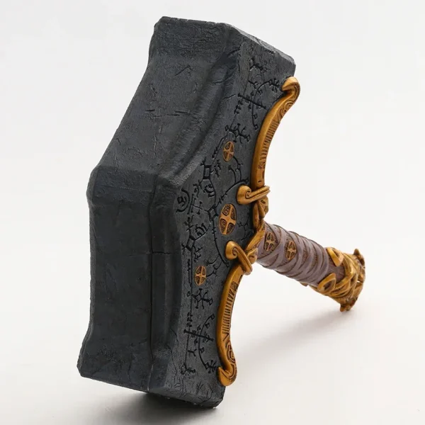 God of War Ragnarok Kratos Hammer Figurine - Image 5