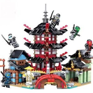 Building Blocks Set Temple of Ninja 737 pcs