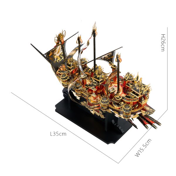 THE WIND BREAKER Sky Ship 3D Metal Puzzle Model - Image 3