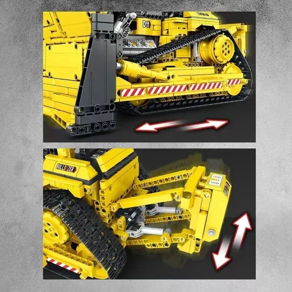 LEGO Technic Bulldozer Crane Truck Model building block set