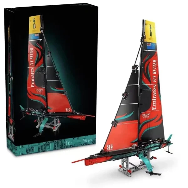 Emirates Team New Zealand AC75 Yacht Building Blocks Set