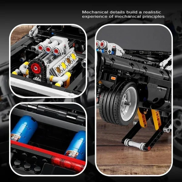 Technical Car Racing Building Blocks Model - Image 7