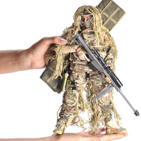 Scale Special Force Jungle Sniper Action Figure - Image 5