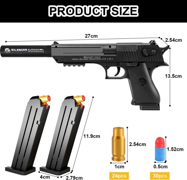 Manual Handgun Toy for Boys and Girls – Perfect for Outdoor Games - Image 4