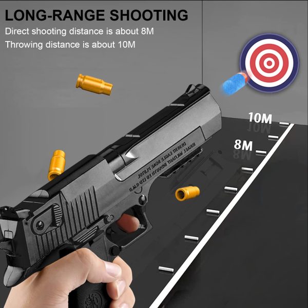 Manual Handgun Toy for Boys and Girls – Perfect for Outdoor Games - Image 5