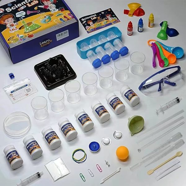 English Kids Science Laboratory Kit – Montessori Educational Toy for Experiments - Image 2