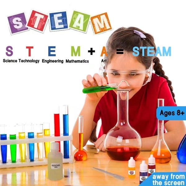 English Kids Science Laboratory Kit – Montessori Educational Toy for Experiments - Image 3