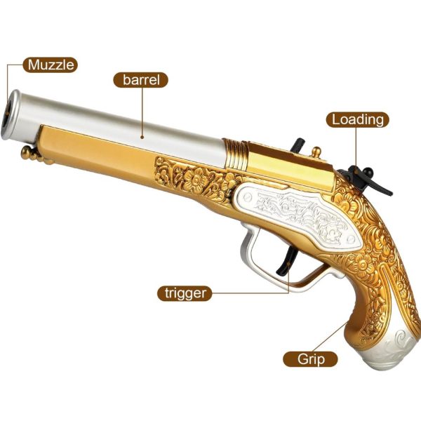 Golden Pirate Cool Toy Gun - Image 3