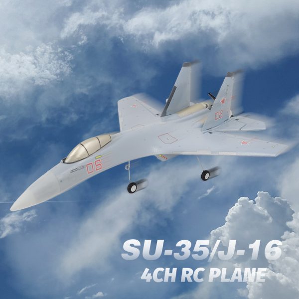 SU-35 RC Plane: 4CH Foam Remote Control Airplane Model (QF009 J16) - Image 4