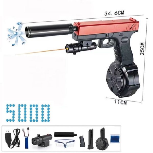 Gel Balls Automatic Airsoft Pistol Toy Gun - Image 2