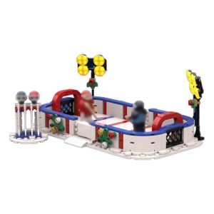 Hockey Match 3D Building Blocks Toy