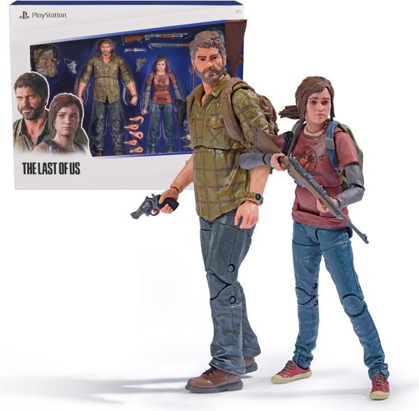 PlayStation Spin Master Toys: The Last of Us Joel and Ellie Action Figure 2-Pack