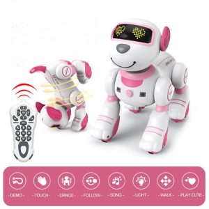 Funny RC Robot Dog Stunt Dog with Voice Command Touch Sensors