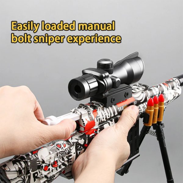 Shell Ejection Sniper Rifle Foam Dart Blaster - Image 2