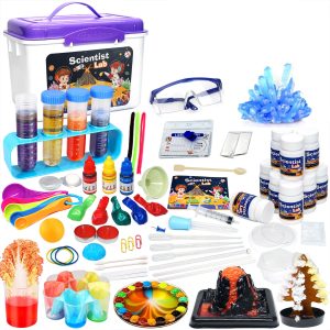 English Kids Science Laboratory Kit – Montessori Educational Toy for Experiments