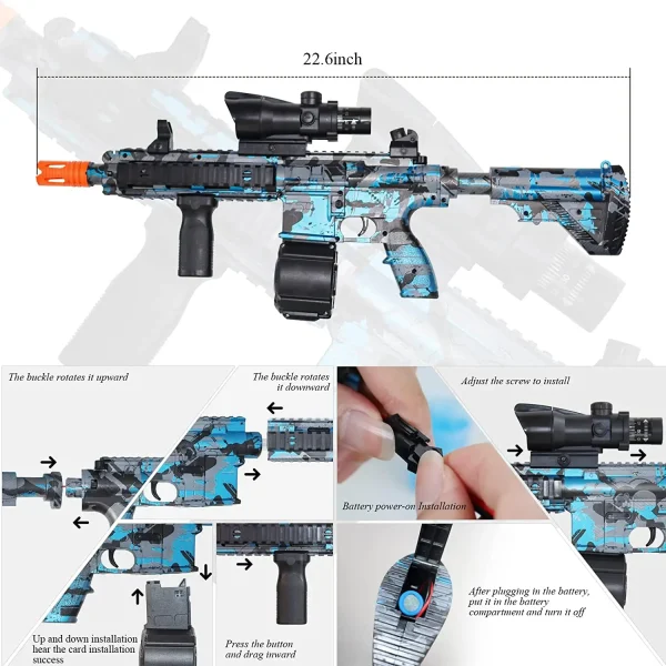 M416 Water Bomb Blaster Gun - Image 4