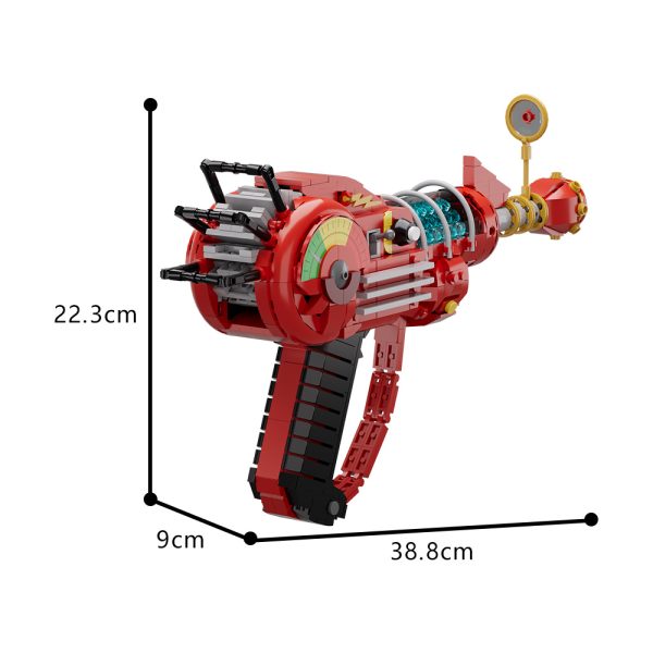 Gobricks MOC Red Call of Duty Ray Gun Model Building Blocks Kit - Image 6