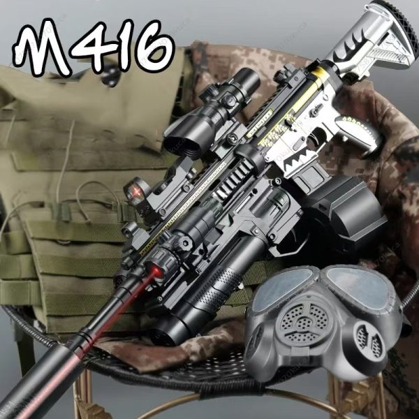 M416 Gel Gun Blaster – Electric & Manual Gel Ball Shooter for Action Play - Image 2