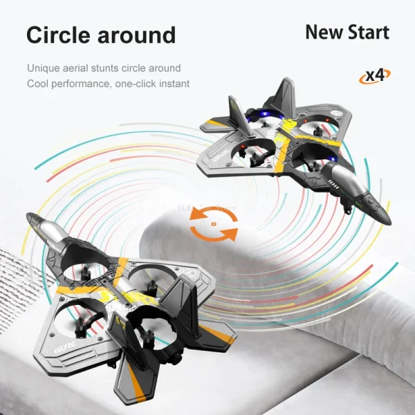 V17 RC Remote Control Airplane: Fighter Hobby Plane Glider - Image 2