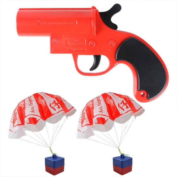 Hand Throw Parachute with Signal Gun Set