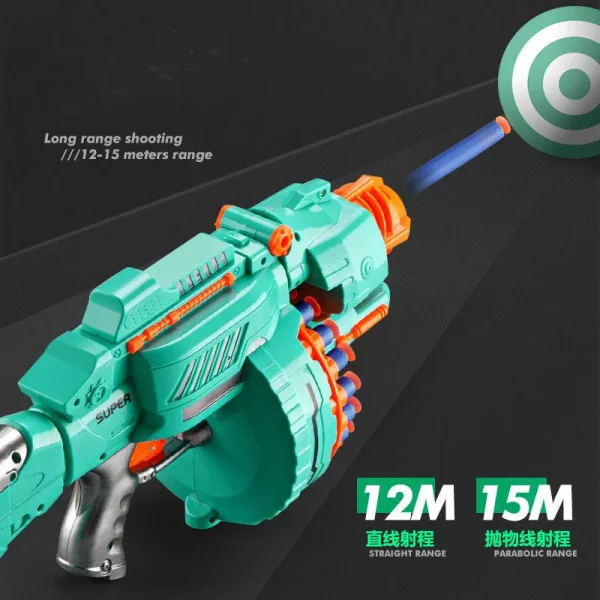 Children's Electric Continuous Shooting Gatling Toy Gun - Image 6