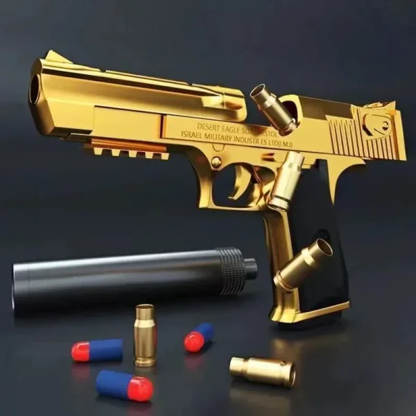 Desert Eagle Toy Gun – Shell Ejecting Airsoft Pistol - Image 5