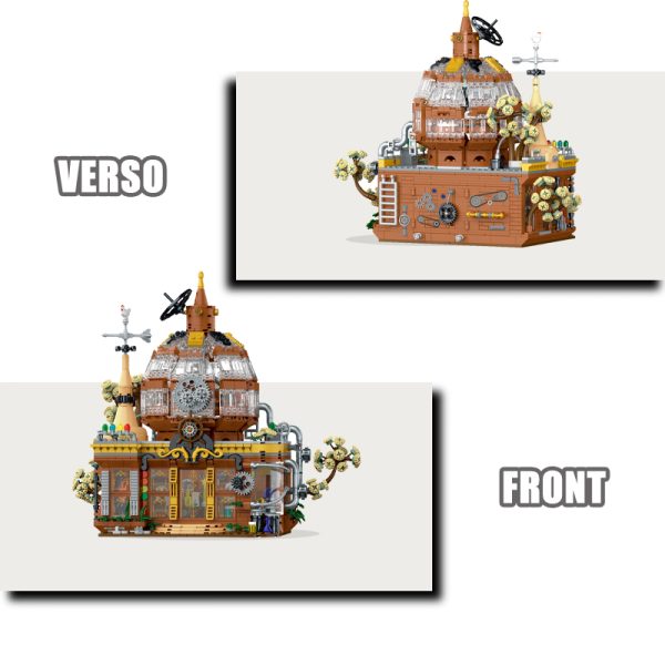 1842PCS Creative Steampunk Store Building Blocks - Image 2