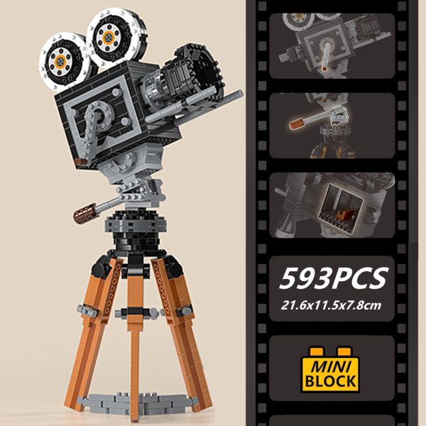 Movie Film Cine Camera Tribute Building Blocks Set - Image 4