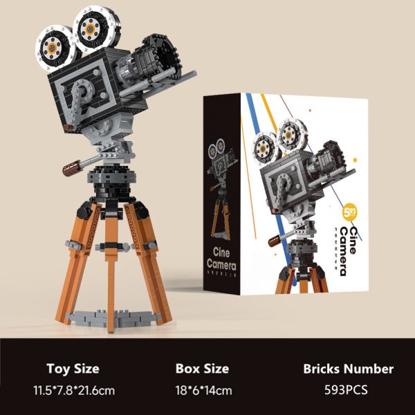 Movie Film Cine Camera Tribute Building Blocks Set - Image 5