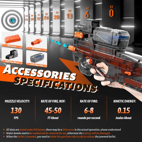 P90 Electric Gel Gun Explosive Gun - Image 4