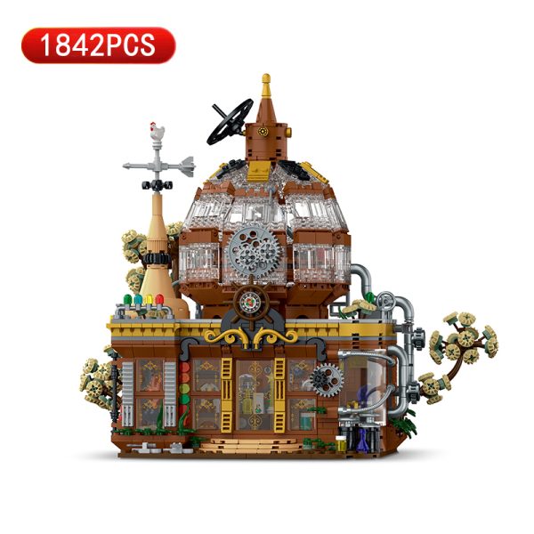 1842PCS Creative Steampunk Store Building Blocks - Image 5