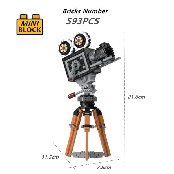 Movie Film Cine Camera Tribute Building Blocks Set - Image 3