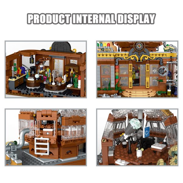 1842PCS Creative Steampunk Store Building Blocks - Image 6