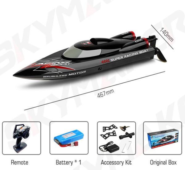 WLtoys WL916 High-Speed RC Boat - Image 5